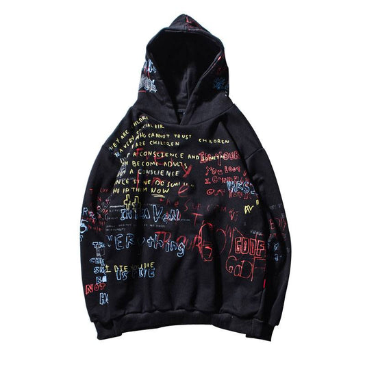 Harajuku Graffiti Hoodies - Hoodies & Sweatshirts - Shirts & Tops - 1 - 2024