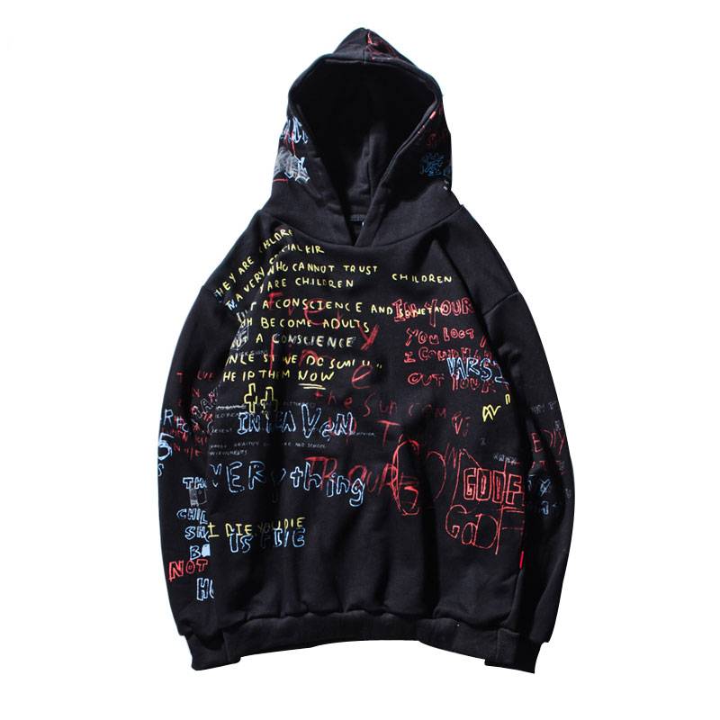 Harajuku Graffiti Hoodies - Hoodies & Sweatshirts - Shirts & Tops - 2 - 2024