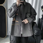 Harajuku Graphic Button Up Shirt - T-Shirts - Graphic Shirts - 10