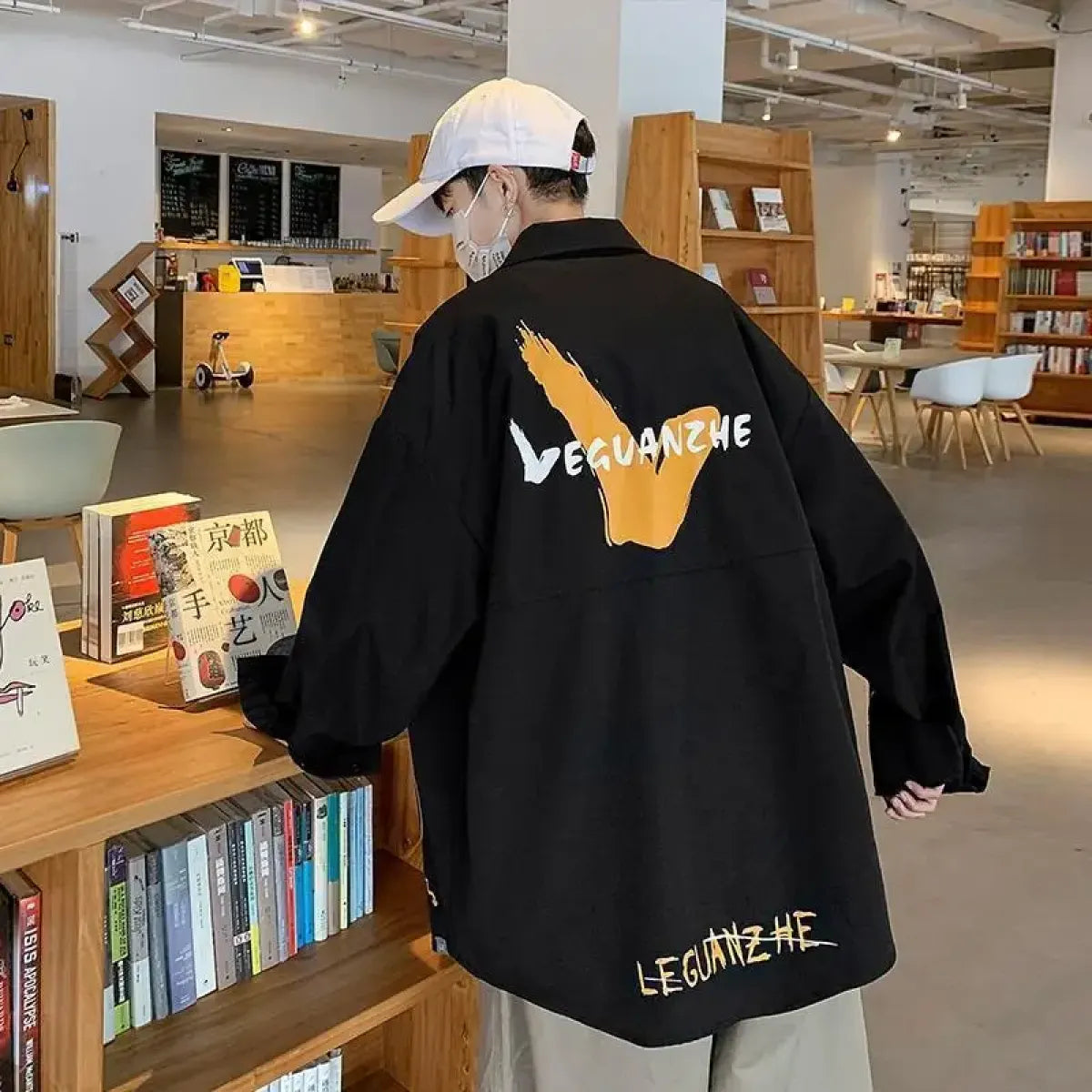 Harajuku Graphic Button Up Shirt - T-Shirts - Graphic Shirts - 5