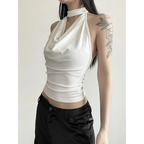 Harajuku Halter Crop Top - Women’s Clothing & Accessories - vest - 2