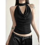 Harajuku Halter Crop Top - Women’s Clothing & Accessories - vest - 5