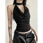 Harajuku Halter Crop Top - Women’s Clothing & Accessories - vest - 6
