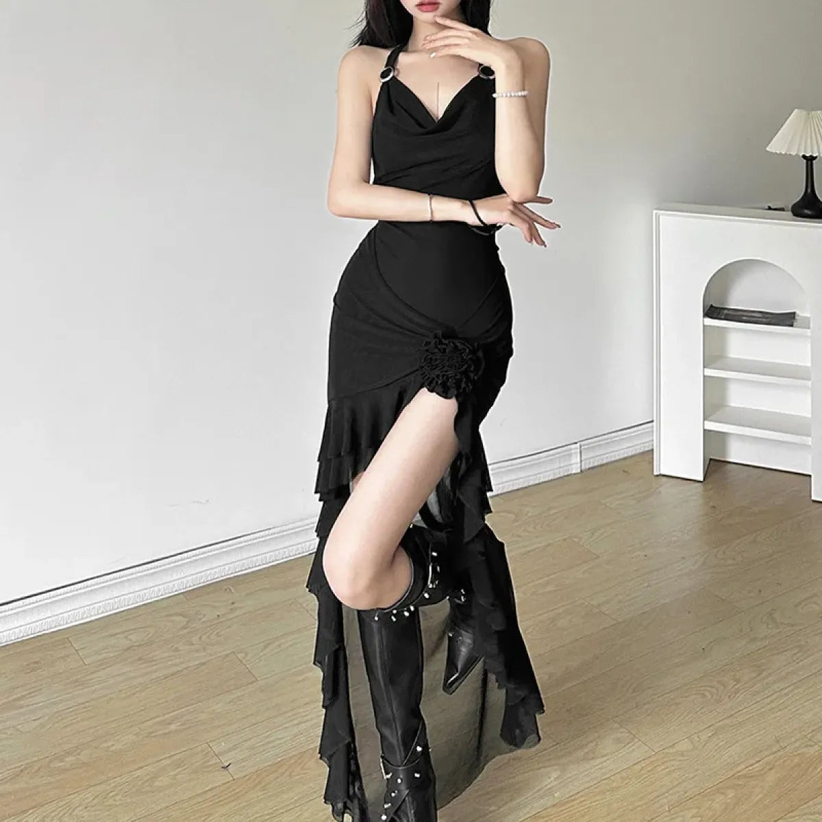 Harajuku Irregular Ruffle Dress - All Dresses - Dresses - 12