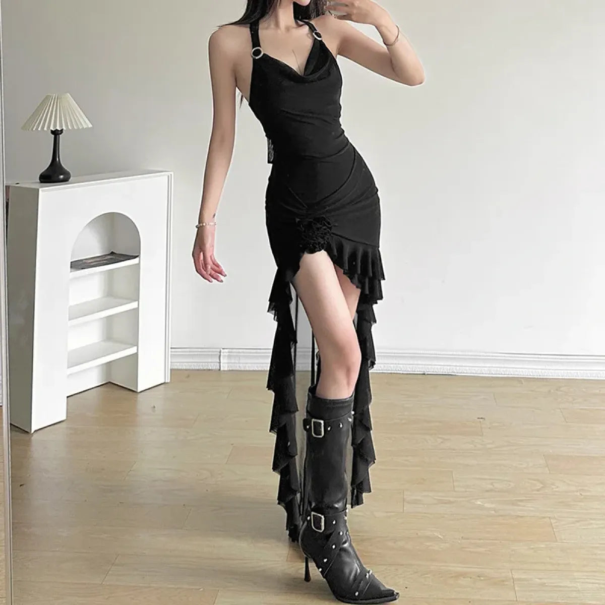 Harajuku Irregular Ruffle Dress - All Dresses - Dresses - 17