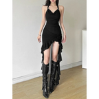 Harajuku Irregular Ruffle Dress - All Dresses - Dresses - 2