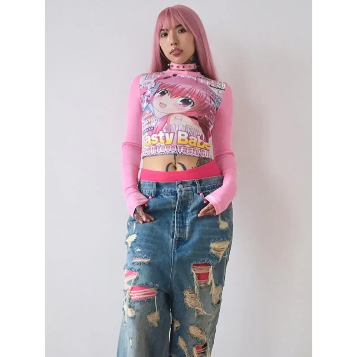 Harajuku Kawaii Anime Graphic Tee - T-Shirts - 5