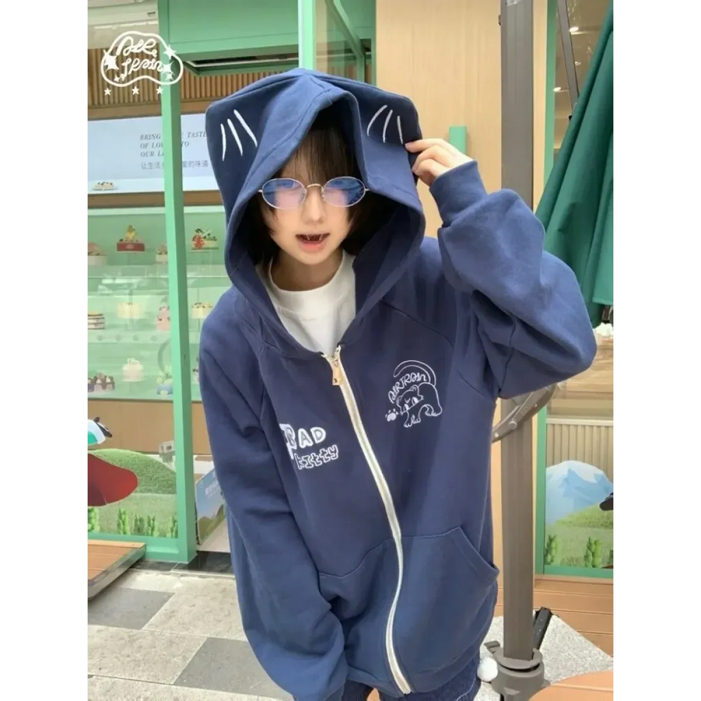 Harajuku Kawaii Embroidered Hoodie - Hoodies & Sweatshirts - Hoodies - 5