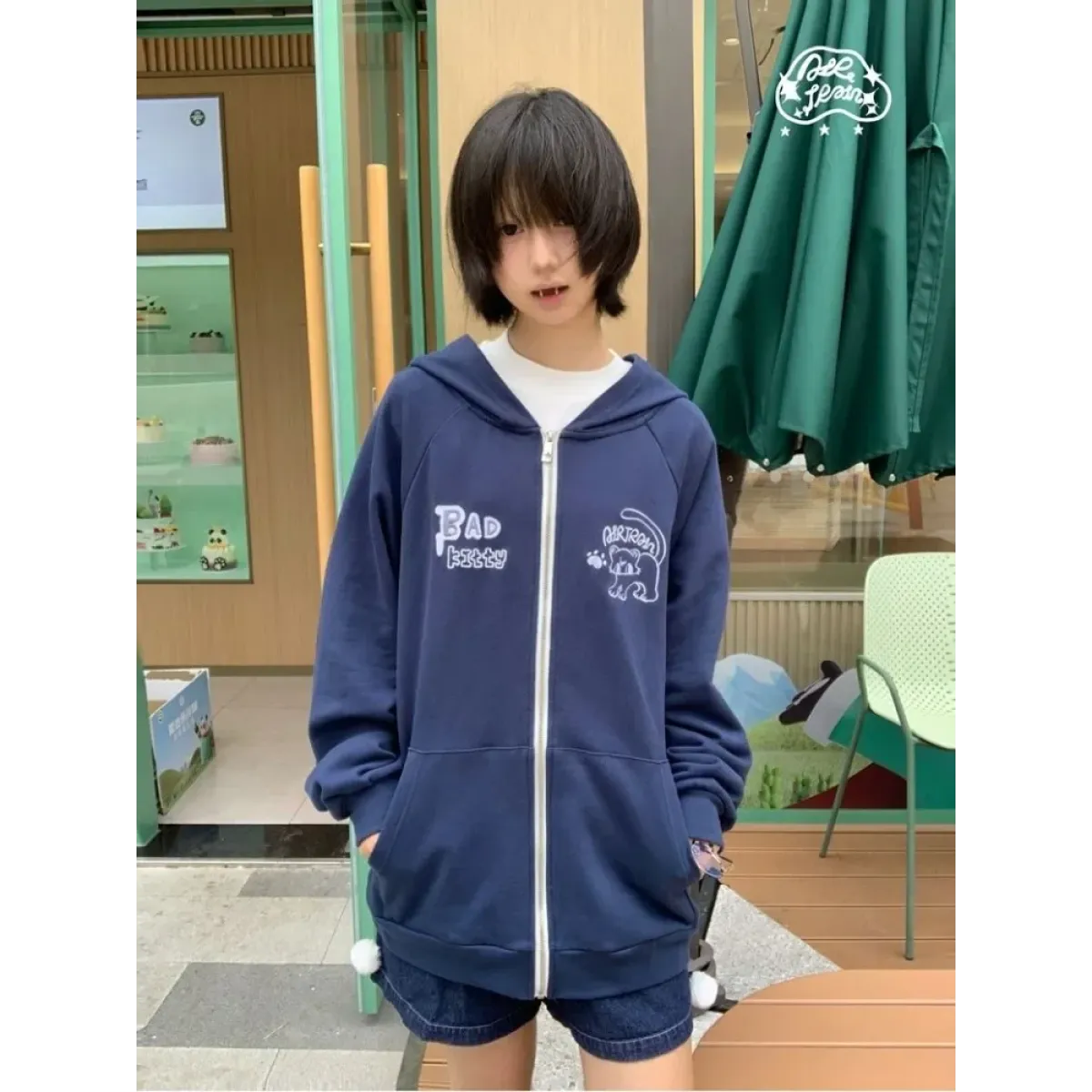 Harajuku Kawaii Embroidered Hoodie - Hoodies & Sweatshirts - Hoodies - 6