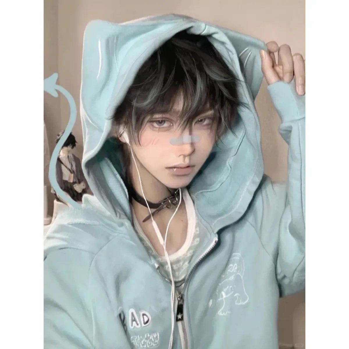 Harajuku Kawaii Embroidered Hoodie - Hoodies & Sweatshirts - Hoodies - 8