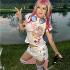 Harajuku Kawaii Graphic Crop T-Shirt - T-Shirts - T-Shirts - 2