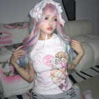 Harajuku Kawaii Graphic Crop T-Shirt - T-Shirts - T-Shirts - 4