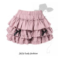 Harajuku Kawaii Lolita Mini Skirt – High Waist Ruffle Cake Layer - Bottoms - Skirts - 8