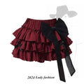 Harajuku Kawaii Lolita Mini Skirt – High Waist Ruffle Cake Layer - Bottoms - Skirts - 9