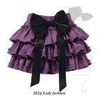 Harajuku Kawaii Lolita Mini Skirt – High Waist Ruffle Cake Layer - Bottoms - Skirts - 10