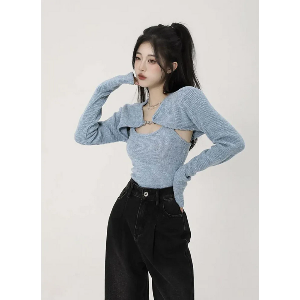 Harajuku Knit Sweater Set - Sweaters - Sets - 13