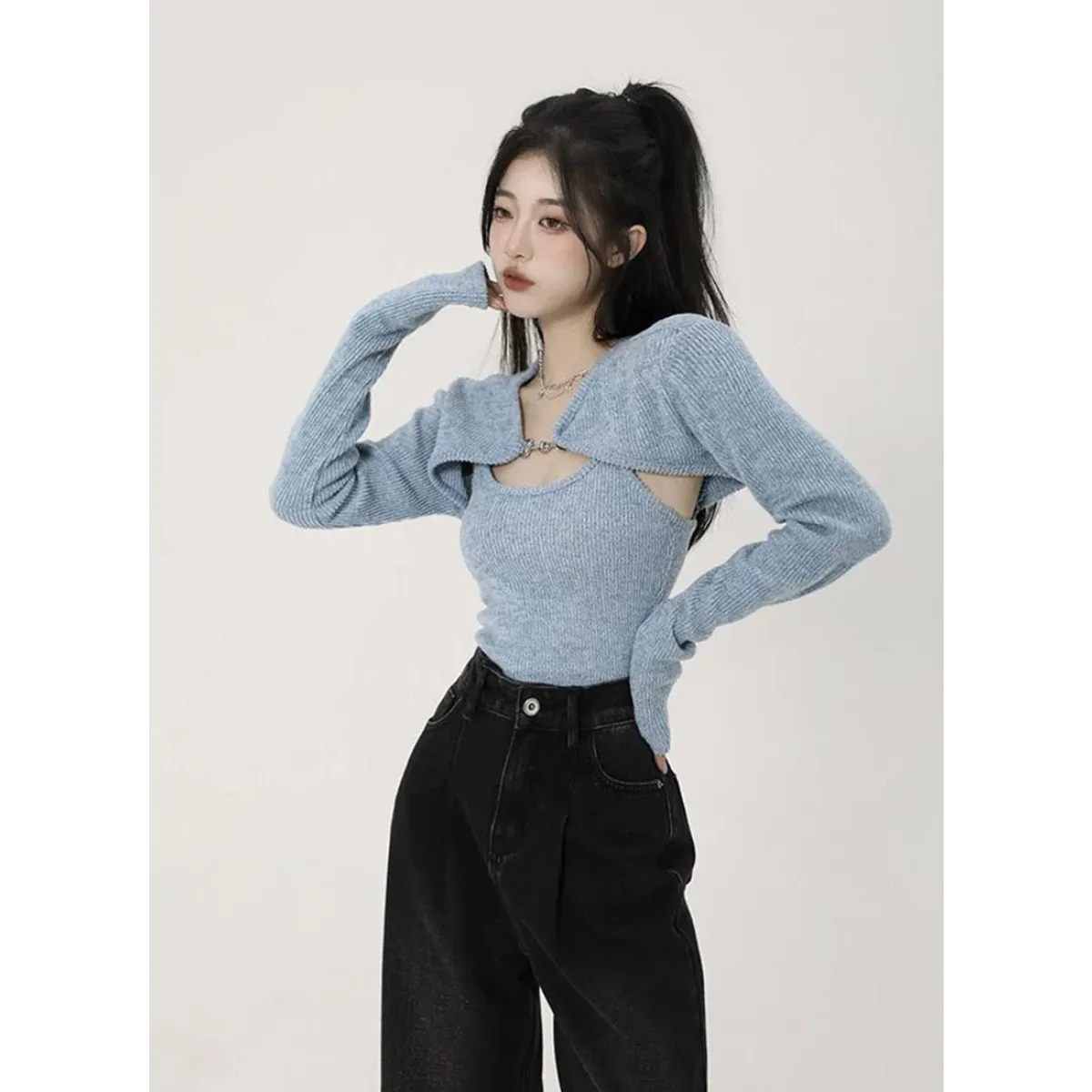 Harajuku Knit Sweater Set - Sweaters - Sets - 13