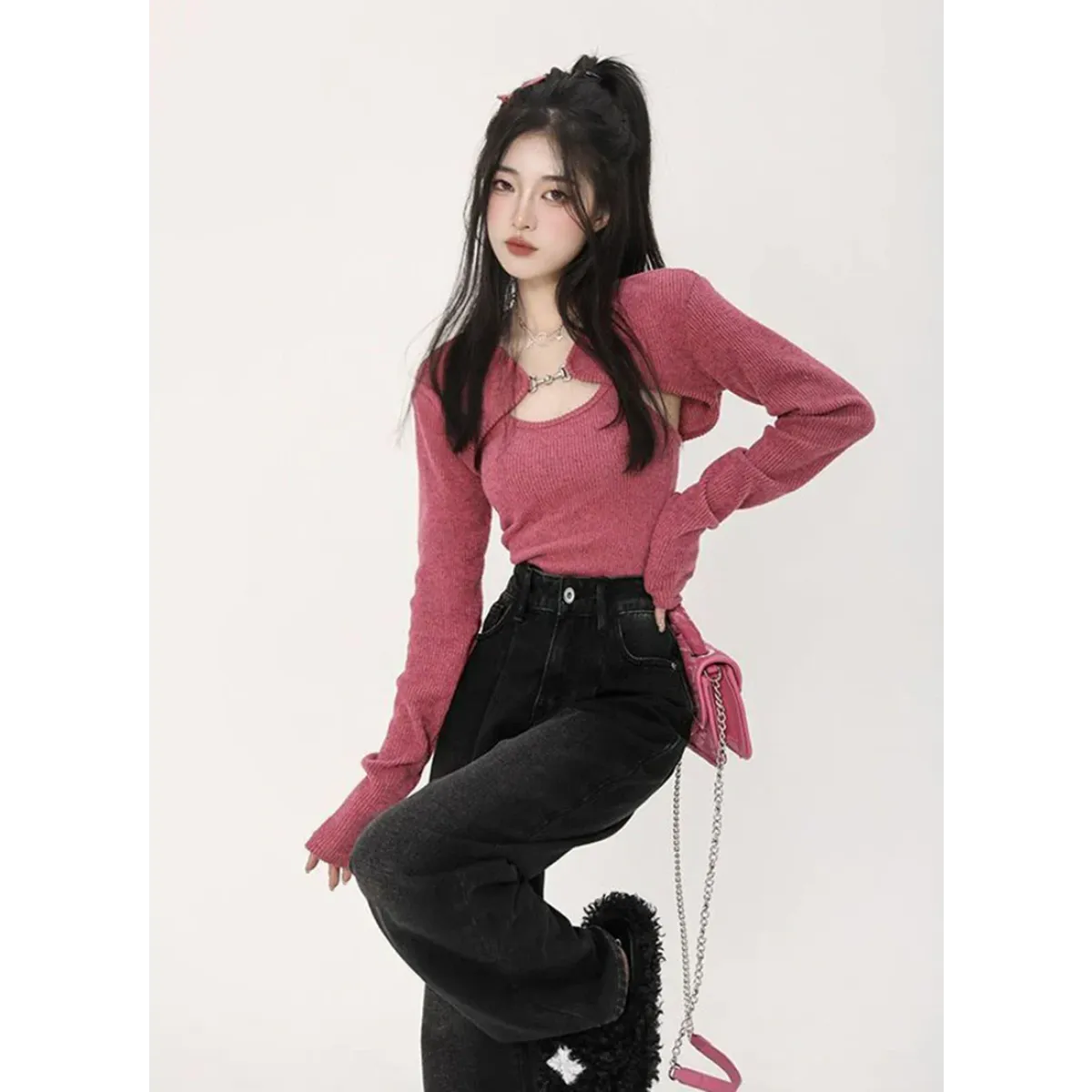 Harajuku Knit Sweater Set - Sweaters - Sets - 16