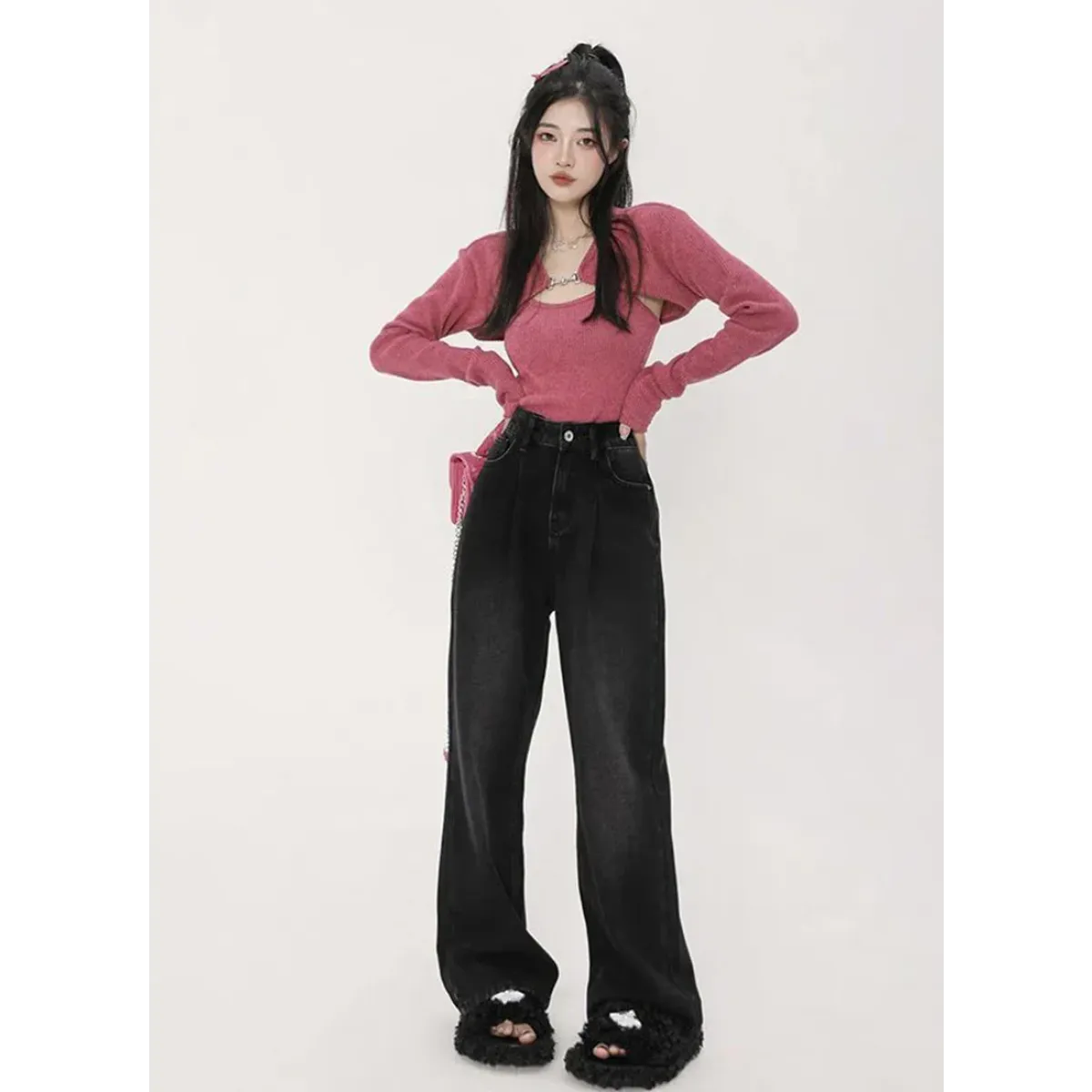 Harajuku Knit Sweater Set - Sweaters - Sets - 17