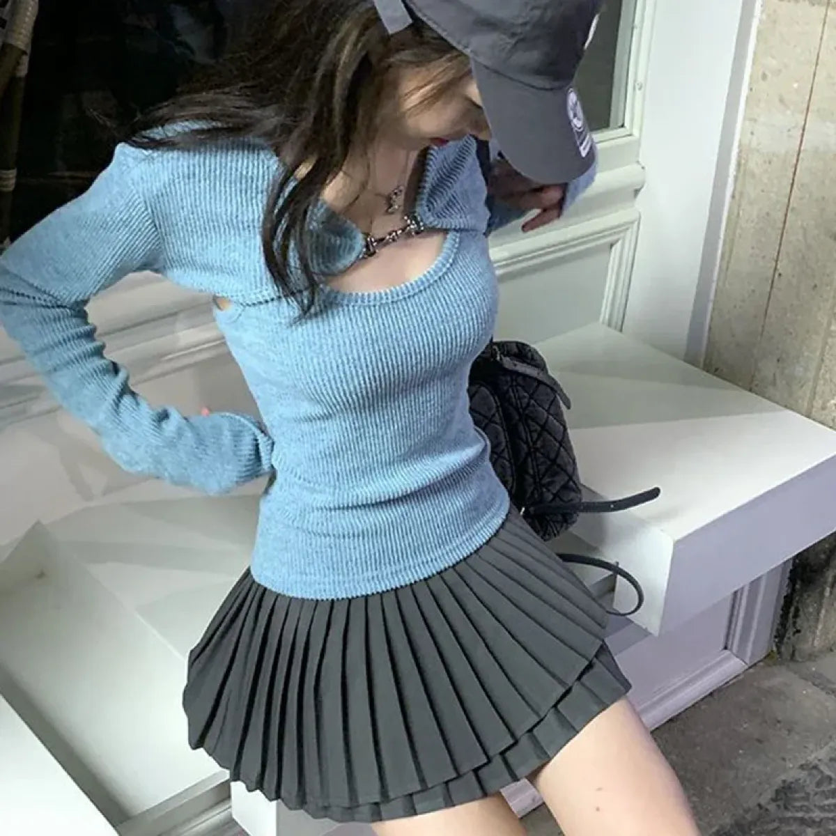 Harajuku Knit Sweater Set - Sweaters - Sets - 4