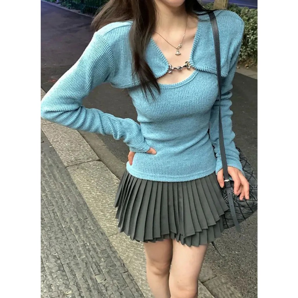 Harajuku Knit Sweater Set - Sweaters - Sets - 9