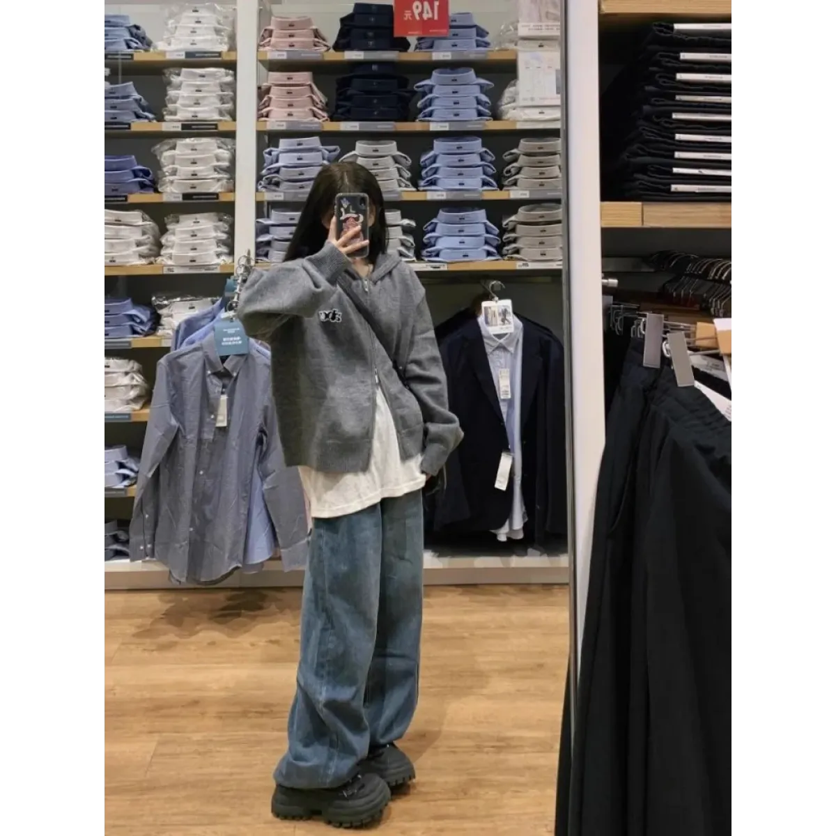 Harajuku Knit Zip Cardigan - Women’s Clothing & Accessories - Cardigans - 5