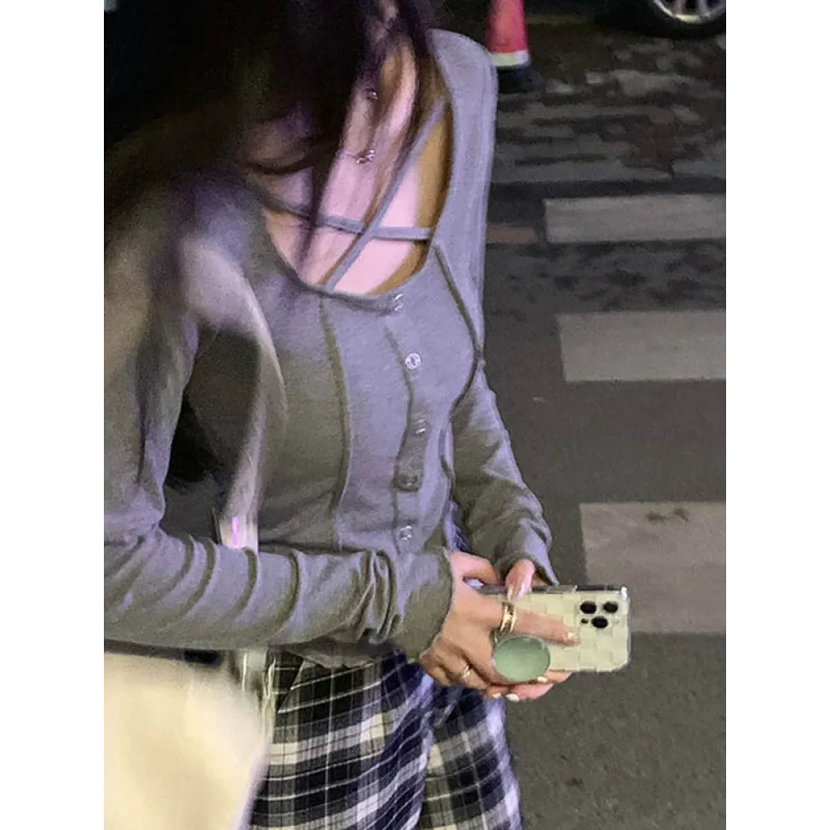 Harajuku Korean Style Slim Long Sleeve T-shirt - Sexy Streetwear Top - T-Shirts - 2