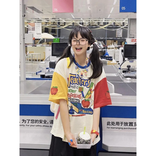 Harajuku Korean Style T-Shirt - T-Shirts - Women T-shirts - 2