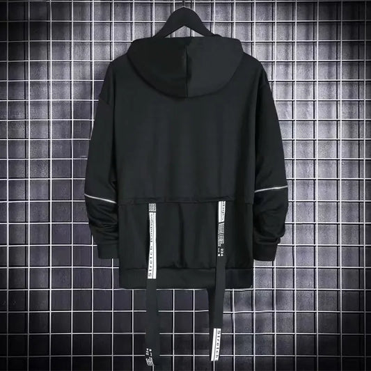 Harajuku Korean Techwear Loose Hoodie - Hoodies & Sweatshirts - Clothing - 2 - 2024