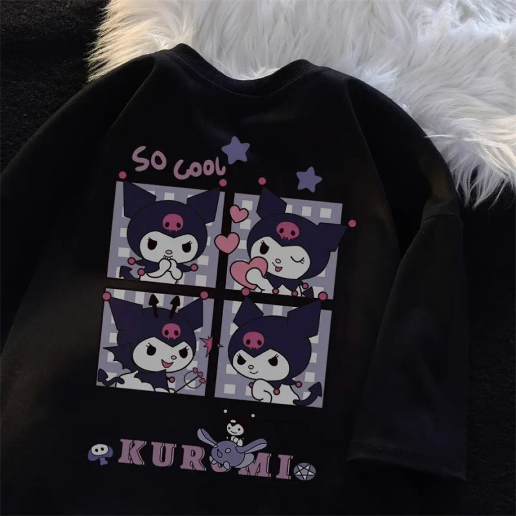 Harajuku Kuromi Cartoon T-Shirt - T-Shirts - T-Shirts - 6