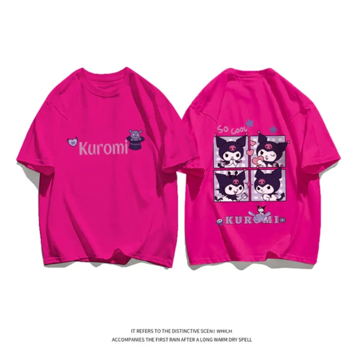 Harajuku Kuromi Cartoon T-Shirt - T-Shirts - T-Shirts - 7