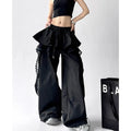 Harajuku Lace Ruffle Cargo Pants - Bottoms - Women’s Pants - 1