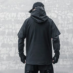 Harajuku Layered Techwear Hoodie - Hoodies & Sweatshirts - Men’s Hoodies - 3