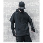 Harajuku Layered Techwear Hoodie - Hoodies & Sweatshirts - Men’s Hoodies - 7