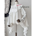 Harajuku Lolita Ruffle Sleeve Top - Tops - Harajuku Blouses & Skirts - 17