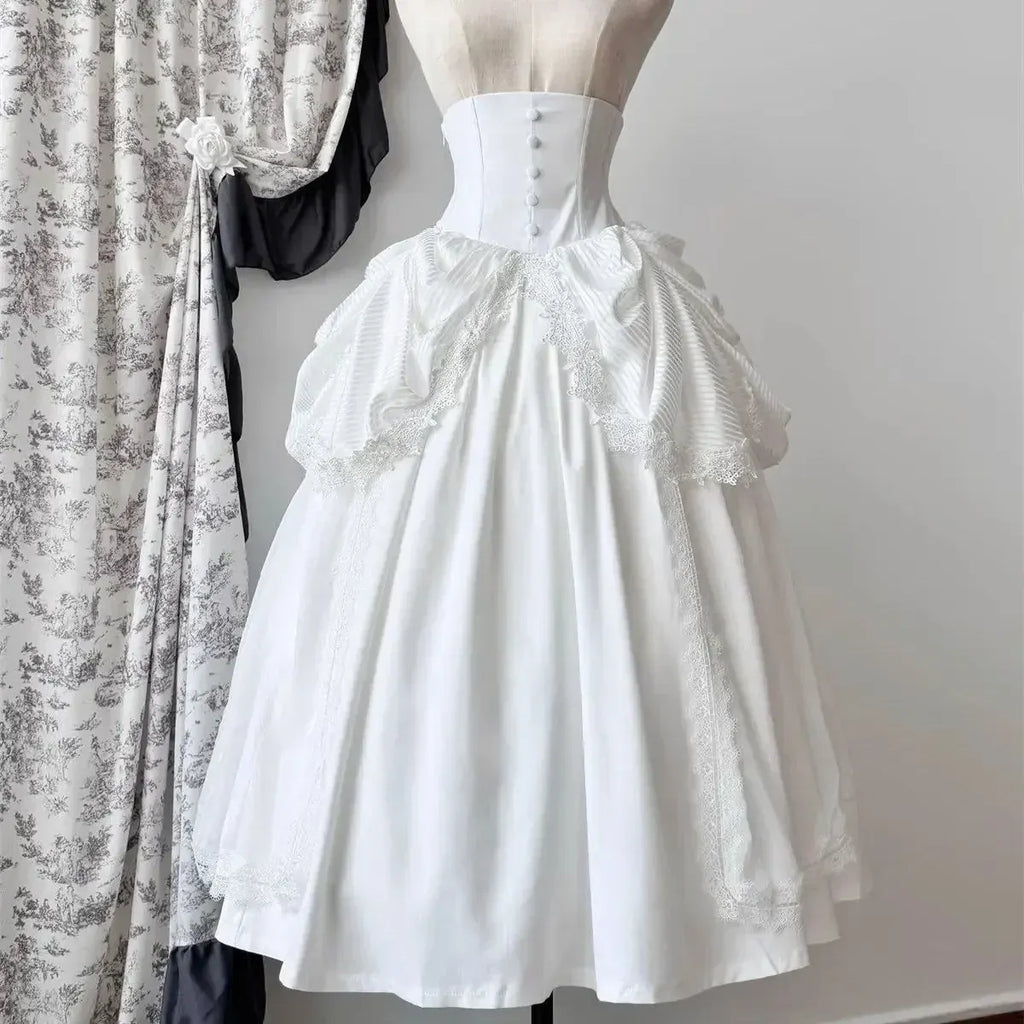 Harajuku Lolita Ruffle Sleeve Top - Tops - Harajuku Blouses & Skirts - 21