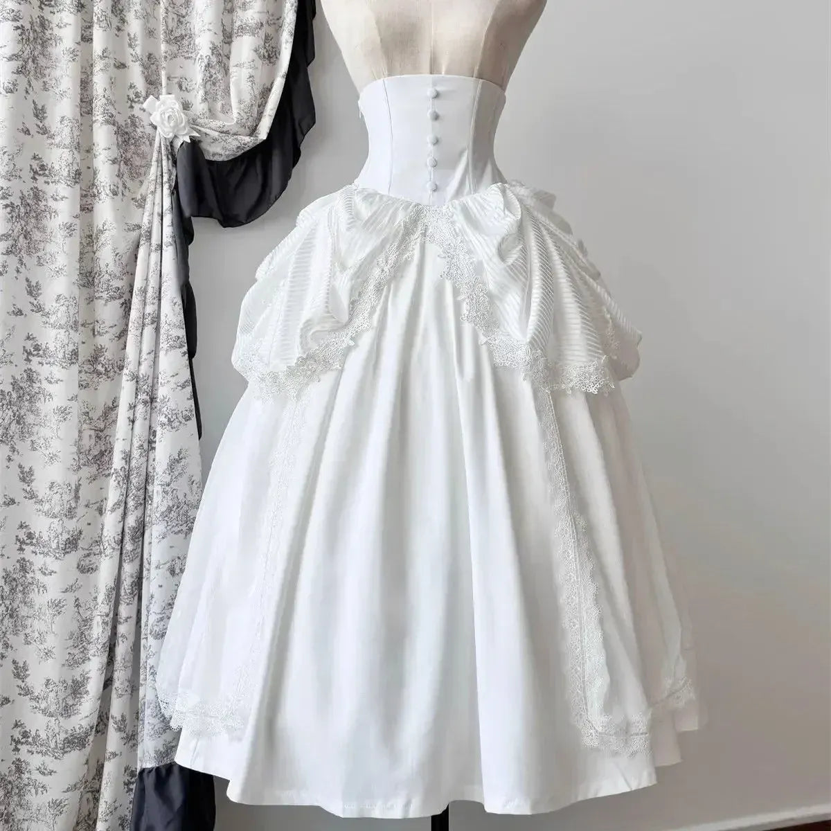 Harajuku Lolita Ruffle Sleeve Top - Tops - Harajuku Blouses & Skirts - 21