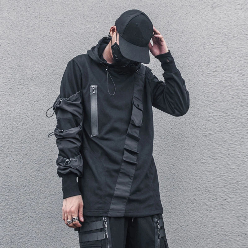 Harajuku Multi-Pocket Techwear Hoodie - Hoodies & Sweatshirts - Clothing Accessories - 4 - 2024