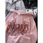 Harajuku Oversized Zip Up Hoodie - Hoodies & Sweatshirts - Hoodies - 4