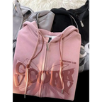 Harajuku Oversized Zip Up Hoodie - Hoodies & Sweatshirts - Hoodies - 5