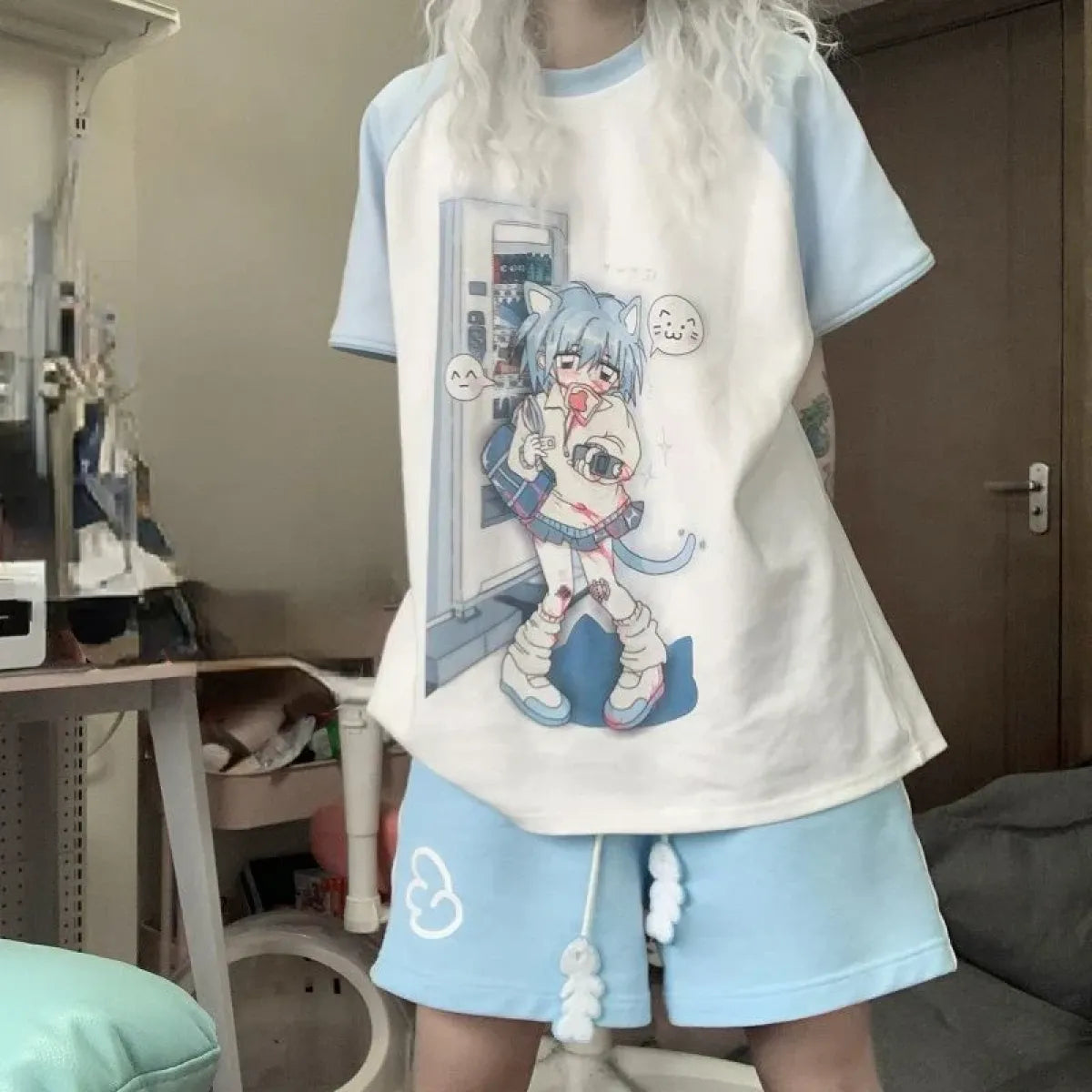 Harajuku Pastel Bandage Shorts - Best Sellers - Women’s Shorts - 10