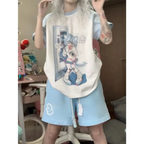 Harajuku Pastel Bandage Shorts - Best Sellers - Women’s Shorts - 9