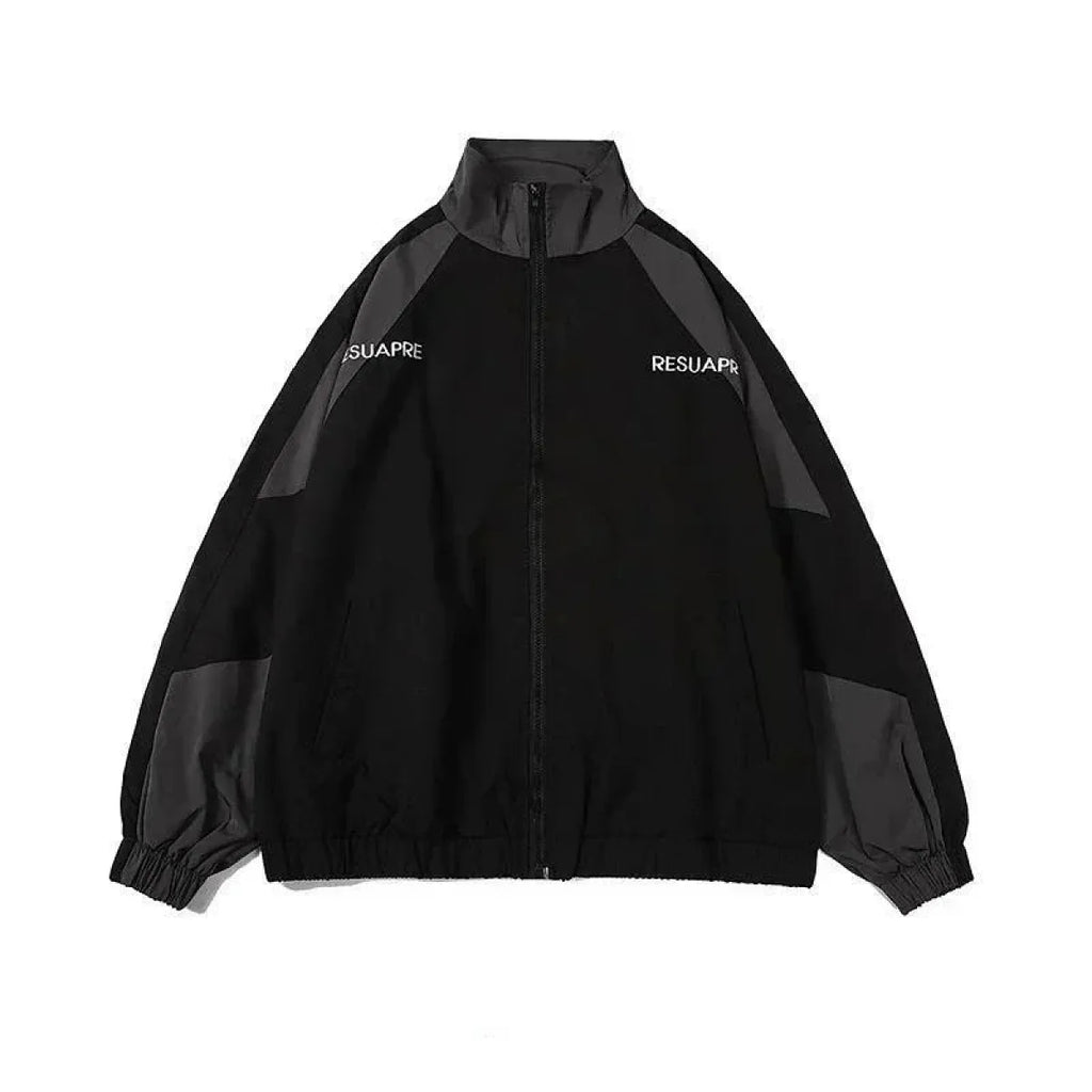 Harajuku Patchwork Windbreaker - Women’s Clothing & Accessories - Women’s Jackets - 2