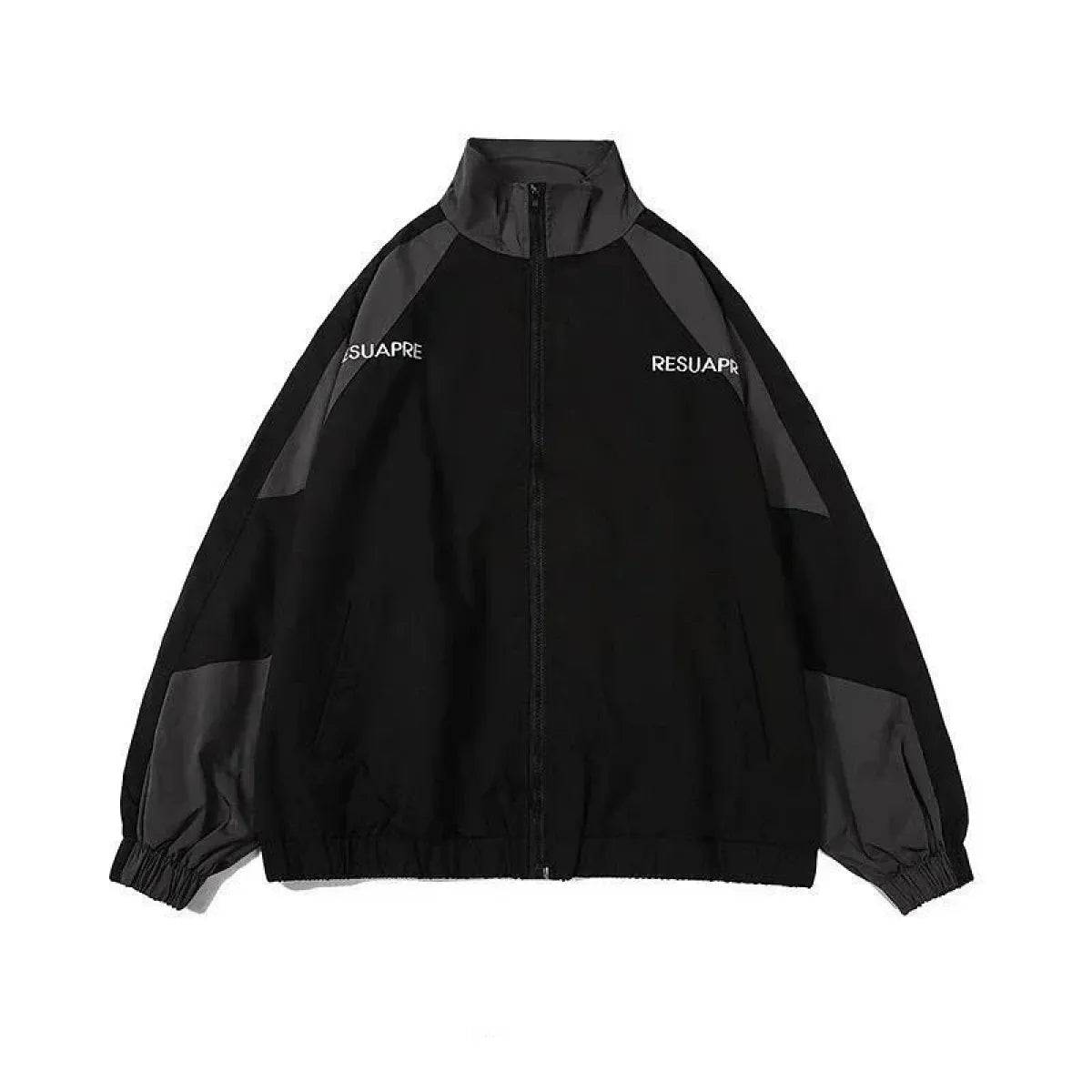 Harajuku Patchwork Windbreaker - Women’s Clothing & Accessories - Women’s Jackets - 2