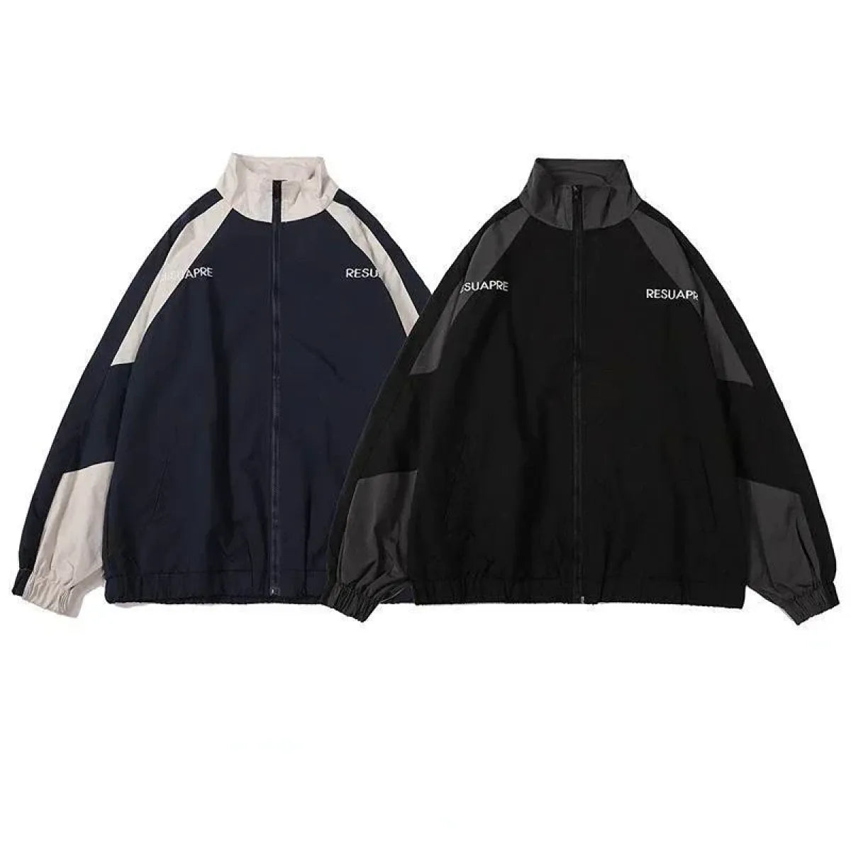 Harajuku Patchwork Windbreaker - Women’s Clothing & Accessories - Women’s Jackets - 4