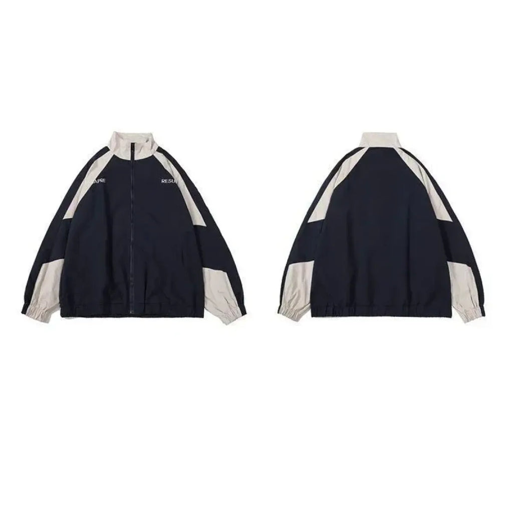 Harajuku Patchwork Windbreaker - Women’s Clothing & Accessories - Women’s Jackets - 5