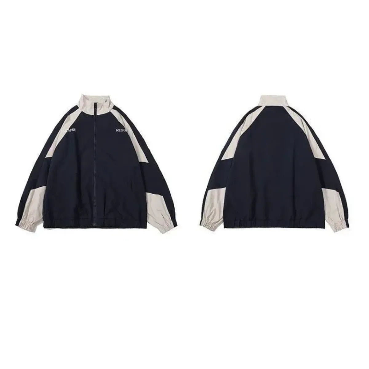 Harajuku Patchwork Windbreaker - Women’s Clothing & Accessories - Women’s Jackets - 5