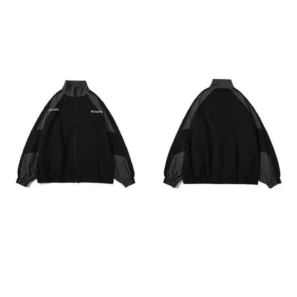 Harajuku Patchwork Windbreaker - Women’s Clothing & Accessories - Women’s Jackets - 6