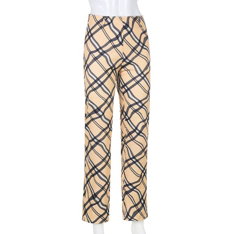 Harajuku Plaid Pattern Pants - Bottoms - Pants - 1 - 2024