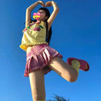 Harajuku Plaid Pleated Skirt - Bottoms - Skirts - 14